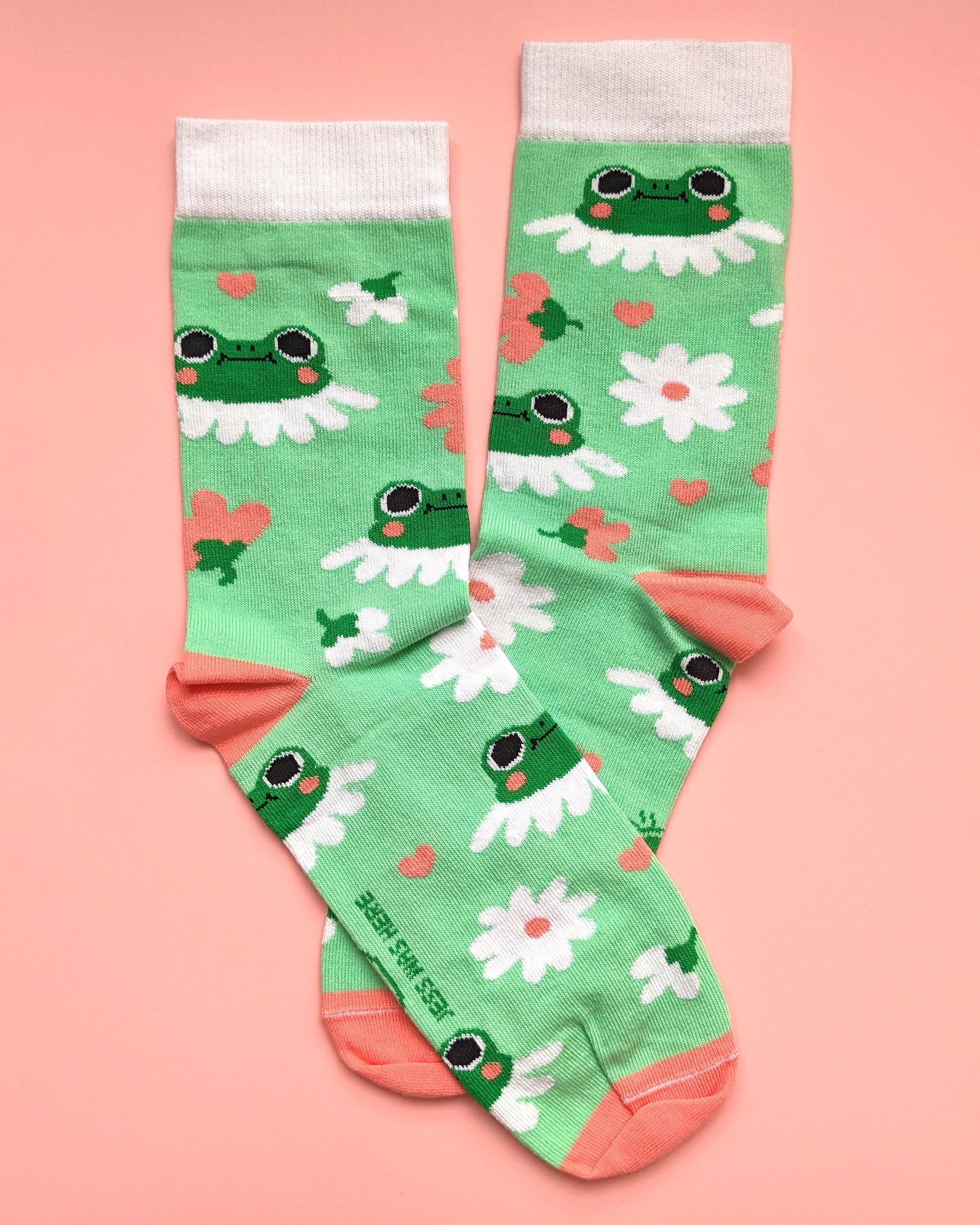 Frogs & Flowers - Socks