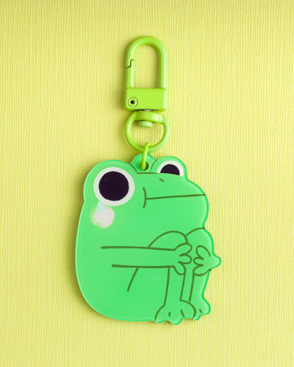 Sad Frog - Borderless Acrylic Keychain