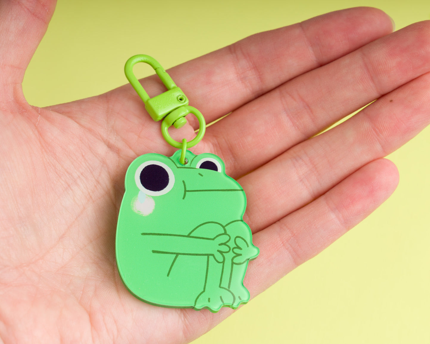 Sad Frog - Borderless Acrylic Keychain