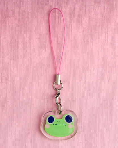 Mini Frog - Acrylic Phone Charm