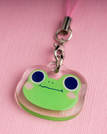 Mini Frog - Acrylic Phone Charm