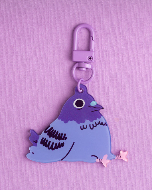 Pigeon - Borderless Acrylic Keychain