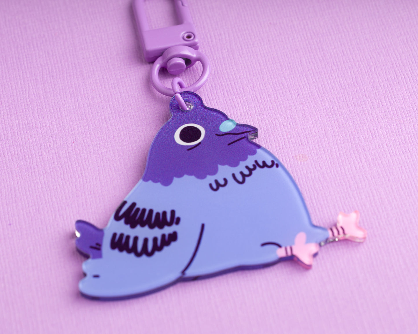 Pigeon - Borderless Acrylic Keychain