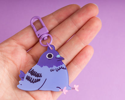 Pigeon - Borderless Acrylic Keychain