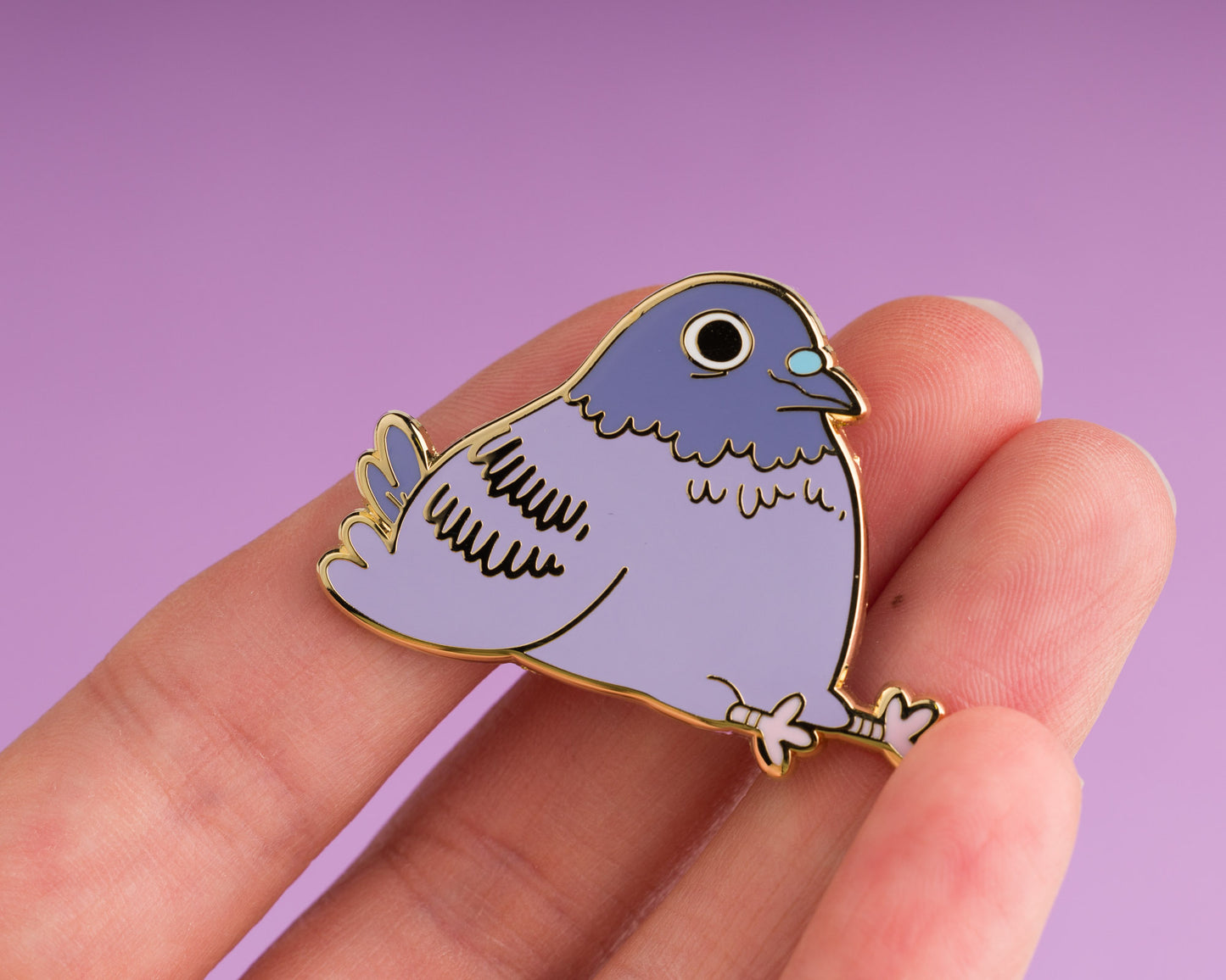 Yeah, I'm fine - Pigeon Enamel Pin