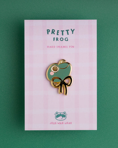 Pretty Frog - Enamel Pin