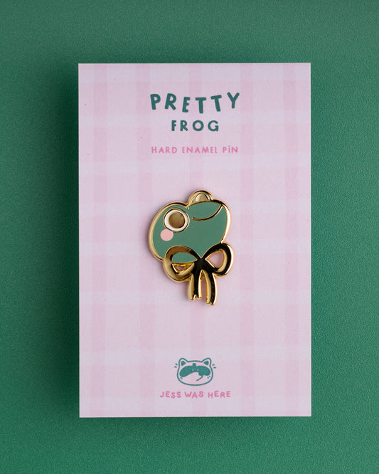 Pretty Frog - Enamel Pin