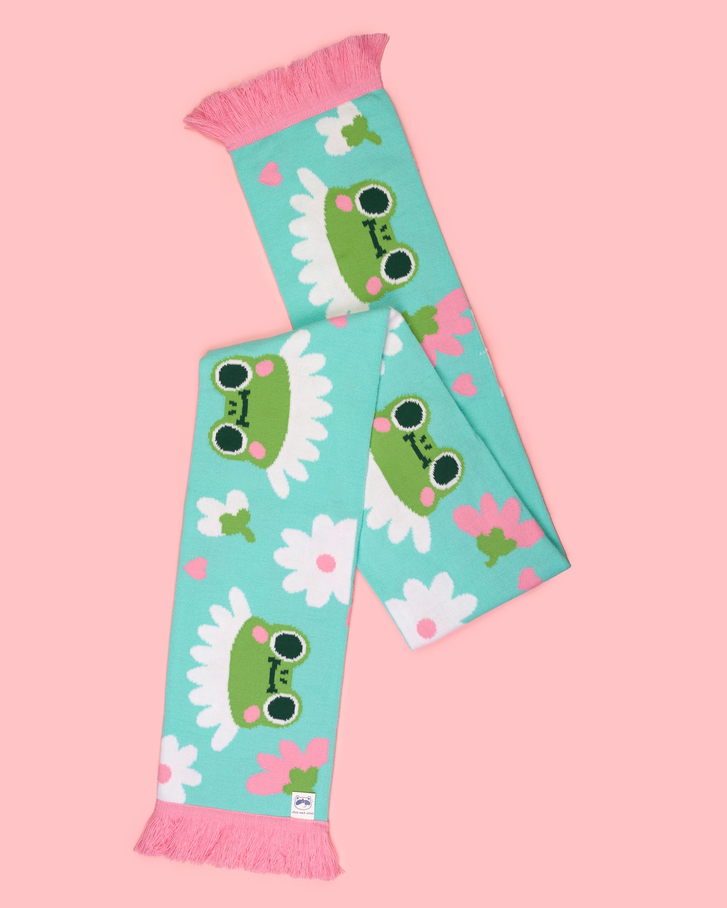 Frogs and Daisies- Scarf