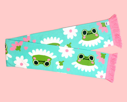 Frogs and Daisies- Scarf