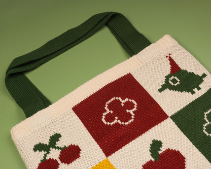 The Golden Orchard - Knitted Jacquard Bag